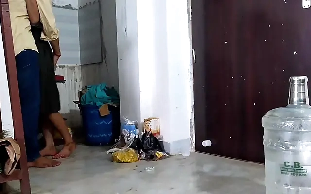 petite girl tied to a chair