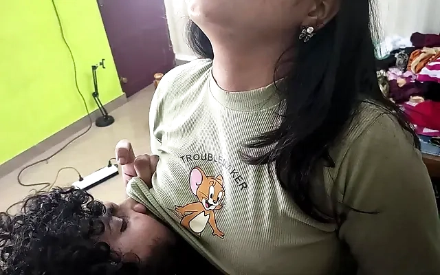 Amiee Cambridge Tricked My Busty Step Mom into Sex Watching Porn with my Step Mom