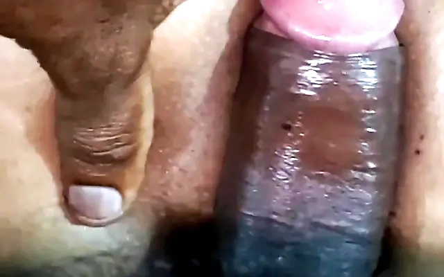 Stepbrother stuffs all 3 fuck holes cums twice
