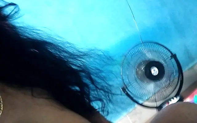 Smeared her pussy with cum, then fucked and finished inside again