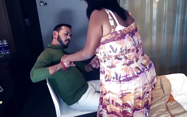 Desi husband and wife have sex together, they are fully naked and take cock in doggy style