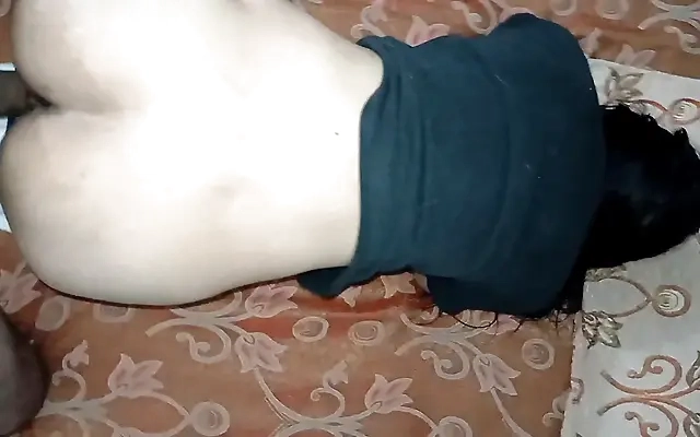 Nepali wife sucking dick and fucking wildly with moaning.