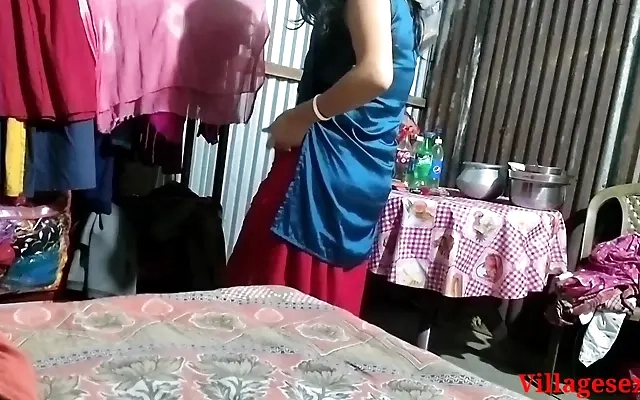 Indian girlfriend taking big cock in both holes clear hindi audio