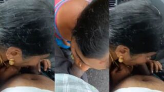 South Indian Lady Gives Outdoor Desi Blowjob In The Car | FSI Blog
